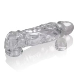Подовжувач для пеніса TPR Butch Cocksheath Clear Oxballs