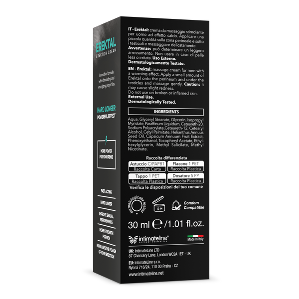 Крем, що сприяє ерекції Erektal 30Ml IntimateLine