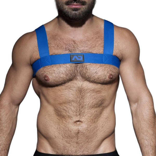 Uprząż Fetish Basic Elastic Harness Blue XL/XXL Addicted