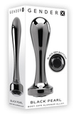 Korek analny Gender X Black Pearl 