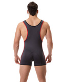 Трико Singlet Allan Titanium-Black-Red Xl Barcode Berlin
