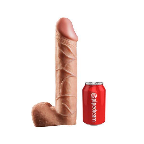 Пояс з дилдо King Cock 12 Hollow Strap On Suspender System Pipedream