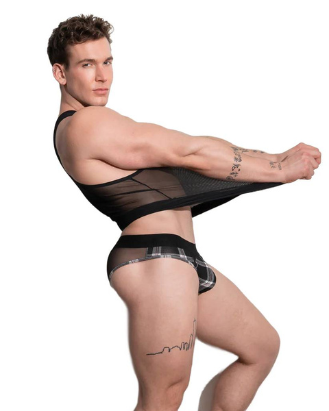 Aspen Mesh Tank Top Black M CellBlock13