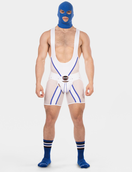 Niebieska kominiarka Face Mask Tase Royal Barcode