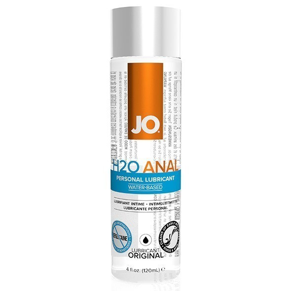 Analny Lubrykant Wodny Anal H2O Lubricant 120 ml System JO