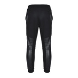 Sweatpants with Pockets and Leather Elements Bull Pants L