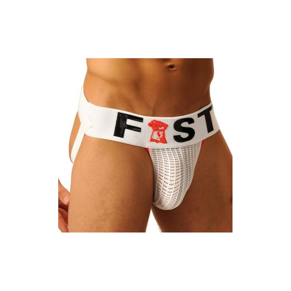 Fist Jockstrap White S