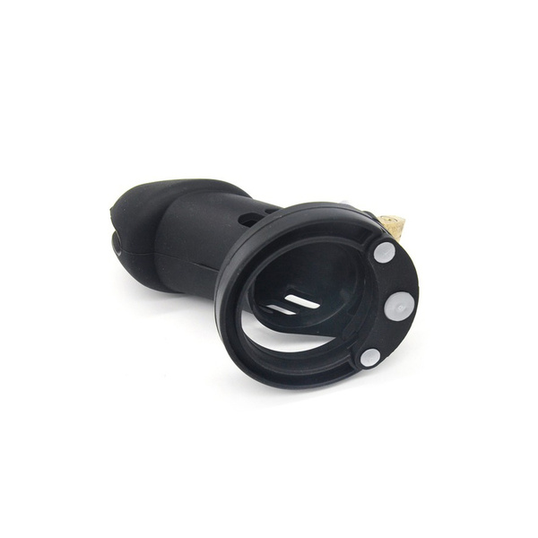CockLock Silicone Chastity Cage Bran 9x3cm Black