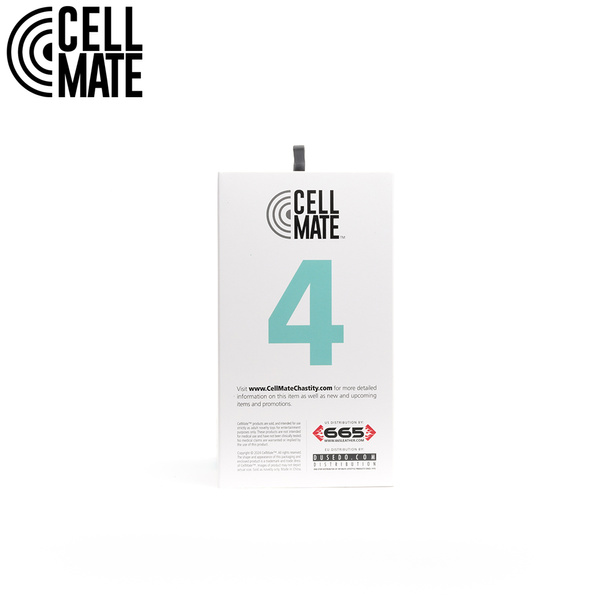 Guardian Chastity Cage Clear Size 4 CELLMATE