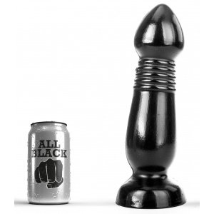 Anal plug AB89 Flesh Flute 25 x 7.5cm All Black