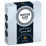 Презервативи 53 мм 3 штуки Mister.Size