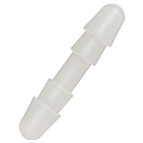 Vac-U-Lock Frosted Double Up Plug Podwójna Zatyczka Do Dild Biała Doc Johnson Vac-U-Lock Frosted Double Up Plug podwójna zatyczka do dild biała