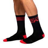 Шкарпетки Fetish AD Top Socks Black-Red L/XL Addicted