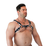 Vegan Puppy Harness Black-White L/XL Brutus