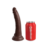 Dildo 18Cm King Cock Elite Dual Density Cock Brown Pipedream