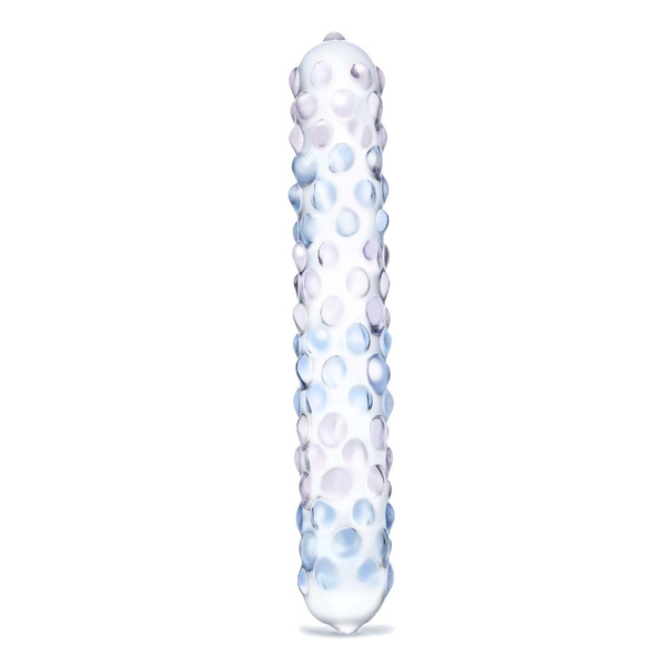 Скляне Ділдо З Кольоровими Випустками Purple Rose Nubby S Dildo Glas