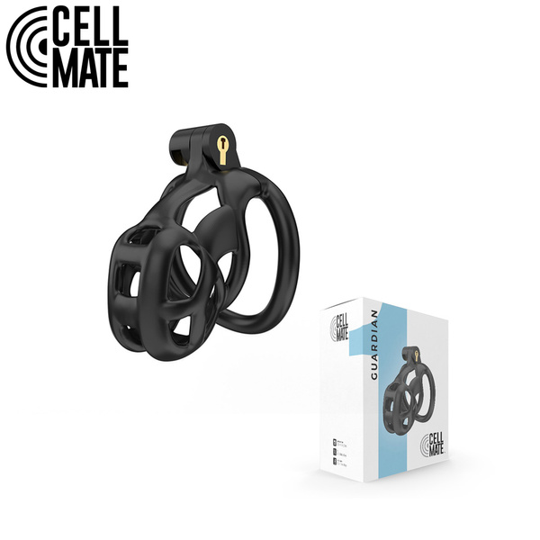 Guardian Chastity Cage Black Size 1 CELLMATE
