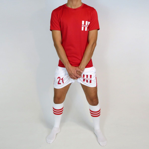 Aasssoxx Football Shorts White M