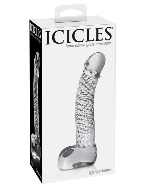 Icicles No. 61 скляне ділдо прозоре