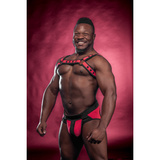 Mr-S-Leather Neo Bold Color Bulldog Harness Pink L/XL