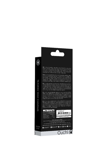 Teasing Wax Candles 4-Pack Mixed Colors - Різнокольоровий набір свічок для BDSM Ouch! by Shots