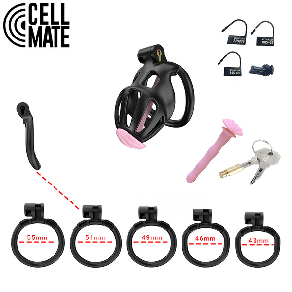 Пас цноти Centurion Chastity Cage Black Size 1 CELLMATE