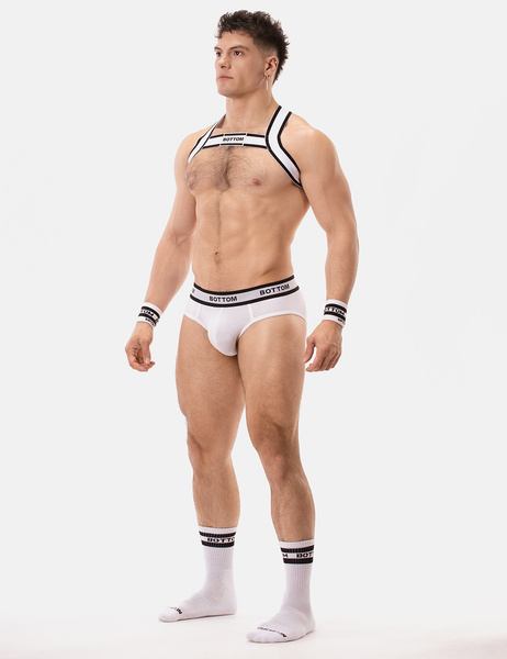Slipy Backless Brief Bottom White-Black L Barcode Berlin