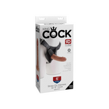 King Cock Strap on Harness with 6" Cock Tan