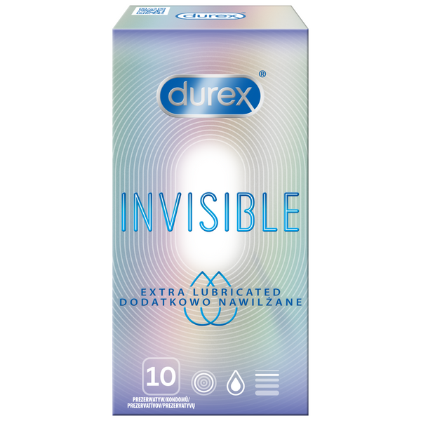 Condoms Durex Invisible A10 extra lubricated
