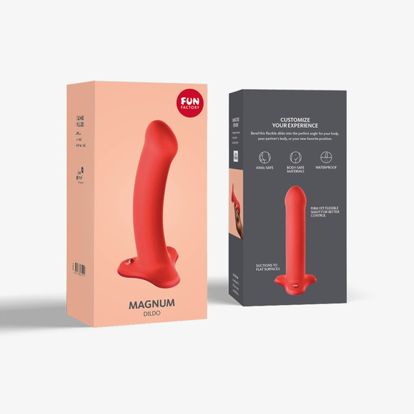 Dildo Fun Factory Magnum Flashy Coral