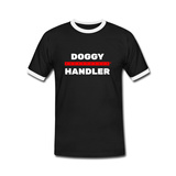T-Shirt Kontrast Doggy Handler Black M SneakFreaxx