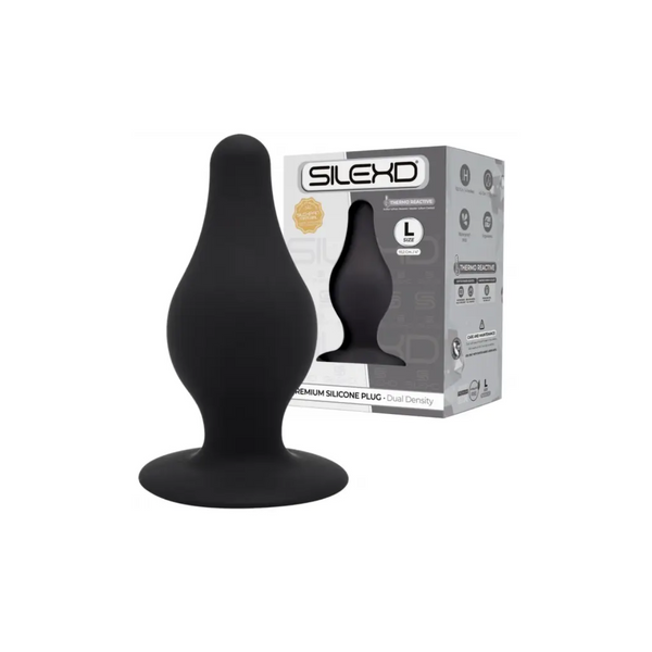 Silexd Korek Analny 10 cm Plug L Black
