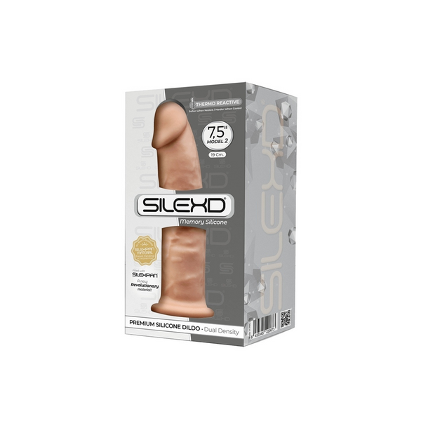 Silikonowe Dildo Model 2 19 Cm Flesh Silexd