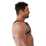 Vegan Puppy Harness Black-White L/XL Brutus