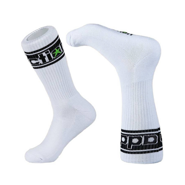 Шкарпетки Addiction Sporty white socks with black trim