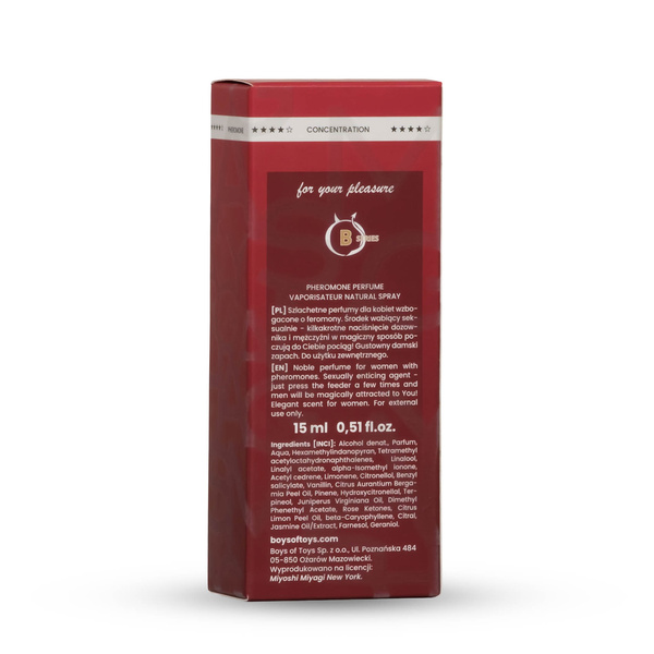 Feromony damskie INSTINCT feromon parfumes Femme 15ml Miyoshi Miyagi