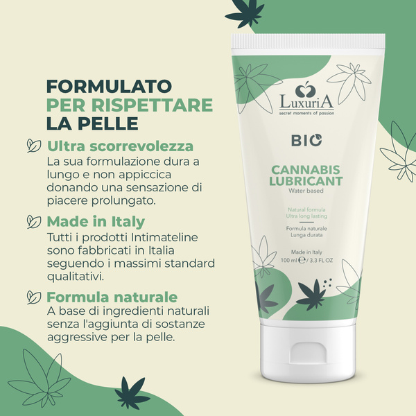 IntimateLine Luxuria BIO Cannabis Lubricant 100 ml