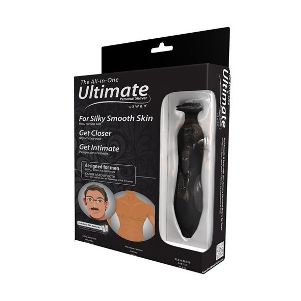 Ultimate Personal Shaver Men Гладилка Для Чоловічих Інтимних Місць Чорна Swan