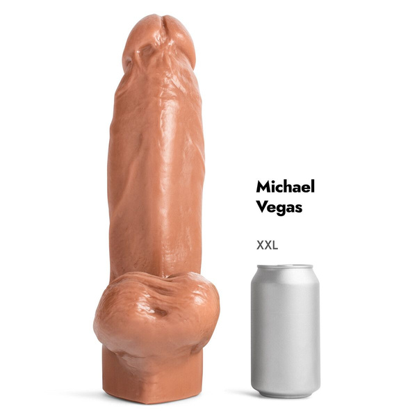 Dildo Michael Vegas Soft Tan Vac XXL Mr Hankeys