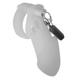 CockLock Silicone Chastity Cage Bran 9x3cm Black