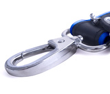 BRUTUS Leather Short Leash Blue