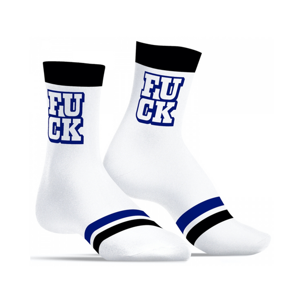 Skarpetki SneakXX Fuck White Socks