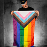 Progress Rainbow flag 60cm x 90cm