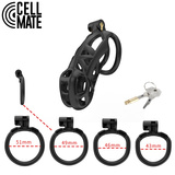 Guardian Chastity Cage Black Size 4 CELLMATE