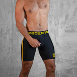 Bitch Short Double Zipper Black/ Yellow S Boxer Barcelona