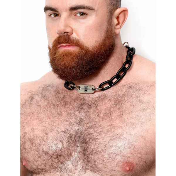 Black Steel Choker 17" Dark Room