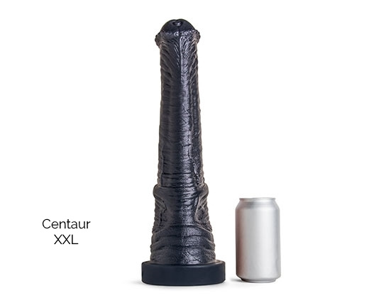 Dildo Centaur Soft/Vac U Lock Black M Mr Hankeys 
