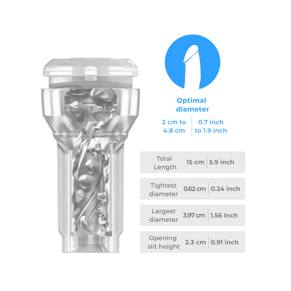 Kiiroo Feel Pocket Stroker Crystal