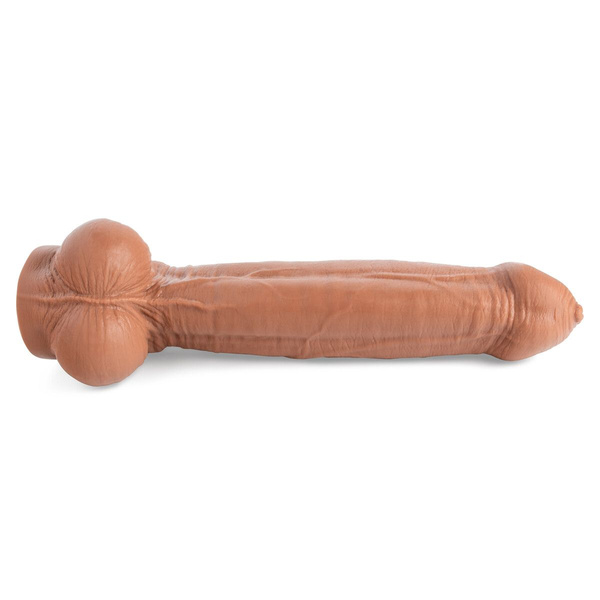 Dildo Lampwick Uncut Soft Tan Vac L Mr Hankeys