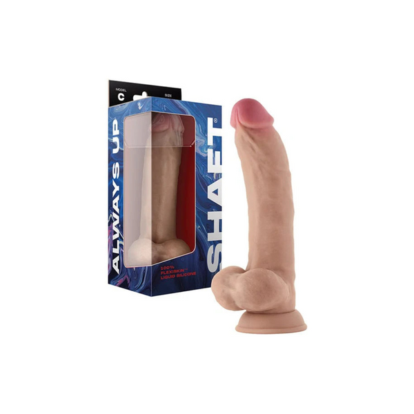 Dildo Shaft Model C 24,1 cm Dong with Balls Pine